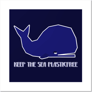 Keep the sea plasticfree Posters and Art